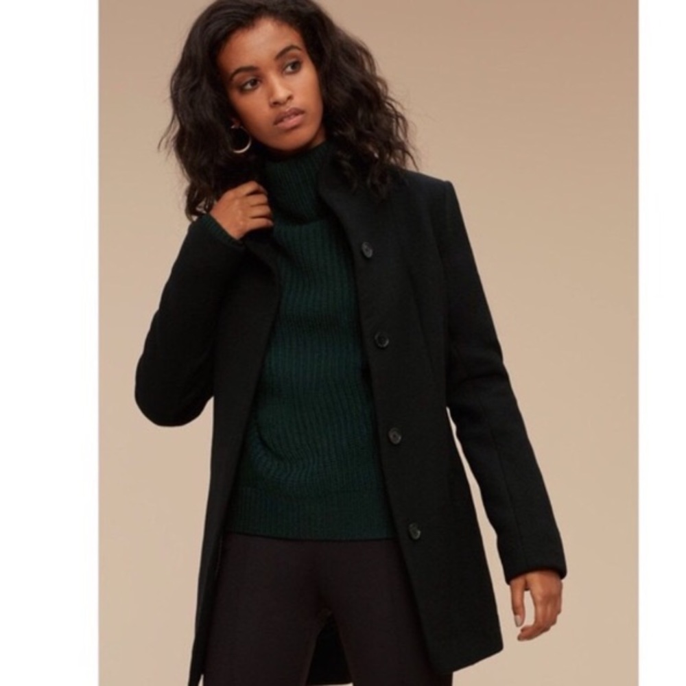 Aritzia Appell Wilfred Cocoon Wool Coat
